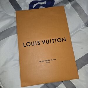 Louis Vuitton Orange Shopping Bag